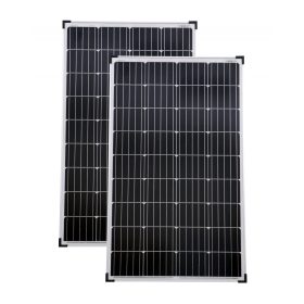   18V 130W Napelem monokristályos 2 darabos szett 1130x680x35 mm napelemmodul szolárpanel