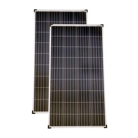   18V 130W Napelem polikristályos 2 darabos szett 1290x675x30 mm polykristályos napelemmodul szolárpanel