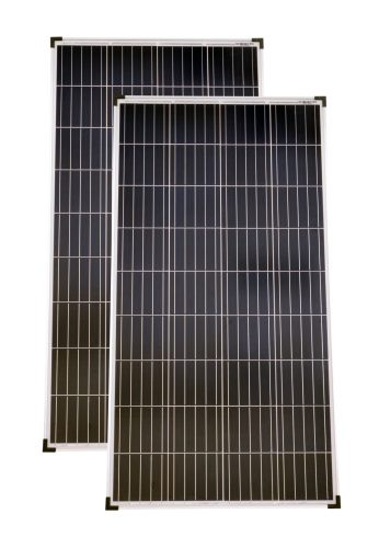 18V 130W Solar panel polycrystalline 2-piece set 1290x675x30 mm polycrystalline solar module solar panel