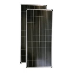   18V 150W Napelem polikristályos 2 darabos szett 1480x674x35 mm polykristályos napelemmodul szolárpanel