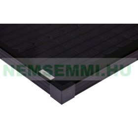   18V 50W Napelem monokristályos 630x545x35 mm fekete napelemmodul szolárpanel