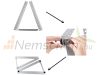 Solar panel holder set of 2 adjustable aluminum 28"/71 cm solar panel holder bracket