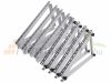 Solar panel holder set of 6 adjustable aluminum 41"/104 cm solar panel holder bracket set