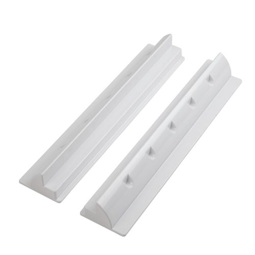 Solar panel holder plastic rail 55 cm 2 pcs white - for attaching to the roof of a caravan, motorhome, boat