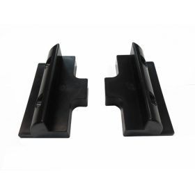   Napelem tartó műanyag toldó fekete elem - a sarok elemek kiegészítője több napelem egymás mellé rögzítéséhez