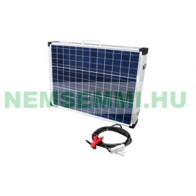   Hordozható napelem kinyitható összecsukható három részes napelemes táska 12V 150W polikristály