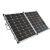 Hordozható napelem kinyitható összecsukható napelemes táska 12V 160W monokristály
