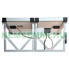   Hordozható napelem táska 12V 50W polikristályos mobil napelem koffer, hordtáskával