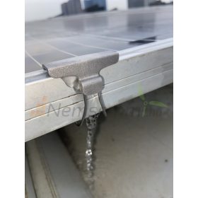   Napelem vízelvezető klipsz alumíniumból, 30 mm-es napelem tisztítás automatikusan 