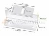 Solar panel Z-bracket set 16-piece bracket for roof mounting