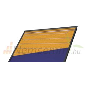   EVER Síkkollektor - Extra vékony napkollektor - nagyméretű rézcsöves napkollektor csupán 5,5 cm vastag alumínium keret