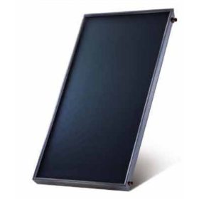   FIVE napkollektor nagyméretű rézcsöves síkkollektor 8 cm vastag fekete alumínium keret, szelektív bevonat, 9 év garanciával, jó ár!