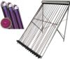 Solar collector with u-tube 15 vacuum tube U-Pipe with a support frame with a slanted roof! In these cases, the antifreeze flows in the copper pipe leading to the vacuum pipes 