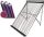 Solar collector with u-tube 15 vacuum tube U-Pipe with a support frame with a slanted roof! In these cases, the antifreeze flows in the copper pipe leading to the vacuum pipes 