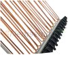 Solar collector with u-tube 15 vacuum tube U-Pipe with a support frame with a slanted roof! In these cases, the antifreeze flows in the copper pipe leading to the vacuum pipes 