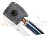 Solar collector with u-tube 15 vacuum tube U-Pipe with a support frame with a slanted roof! In these cases, the antifreeze flows in the copper pipe leading to the vacuum pipes 