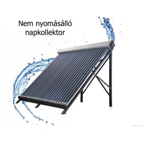   15 csöves nem nyomásálló vákuumcsöves napkollektor 6 év garancia! átfolyós kollektor 15 db vákuumcső Nagyon jó ár - érték arány 