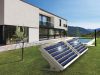 Compact Stratos 120 liter rotating system vacuum tube solar collector with high efficiency self-covering system