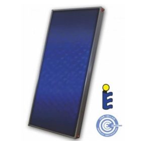   Extra nagy Sunsystem napkollektor 2,4 m2  kék abszorberes rézcsöves síkkollektor extra szigeteléssel, 9,5 cm vastagsággal, fekete keret, 9 év garanciával, jó ár - érték!