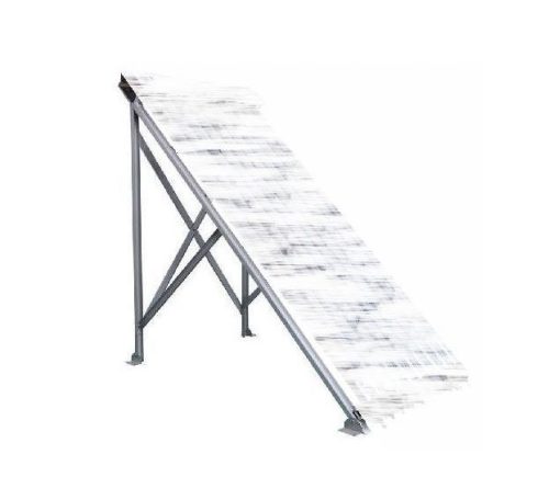 Universal mounting frame for 10 vacuum tube solar collectors, support frame for slanted and flat roofs or on the ground 