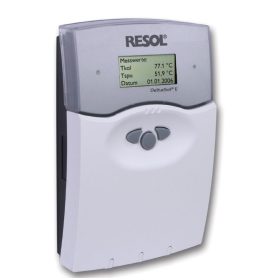 Napkollektor vezérlés RESOL_Deltasol E 6 db PT1000 érzékelővel Hőmérséklet különbség szabályozó 