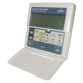   Napkollektor vezérlés SR868 12V egyenáramú  2 szivattyú, 1 motoros szelep, fűtés kapcsolása, 2000 W fűtés. Szolár kontroller vezérlő