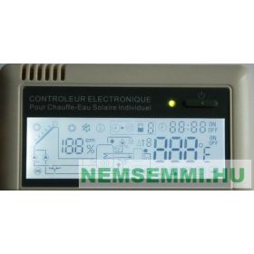   Napkollektor vezérlés SR81 2 szivattyú, 1 szelep, fűtés kapcsolás 3000W. Kontroller vezérlő szolár szabályzó 3 érzékelő SR868