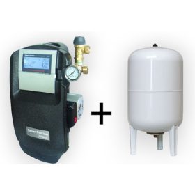   Szivattyú állomás és vezérlés + szolár 80 literes tágulási tartály egy csomagban Napkollektor szolár állomás SR881