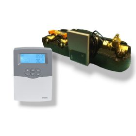   PWM Szivattyú csoport automata teljesítmény vezérlésű napkollektor szolár állomás 1 oldali Tiemme + SR208 vezérlés akciós csomagban