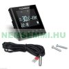 Wifi room thermostat for switching on electric heating, white smart thermostat