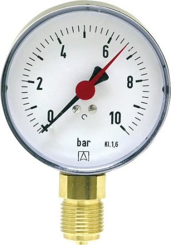 Nyomásmérő óra manometer 1/4