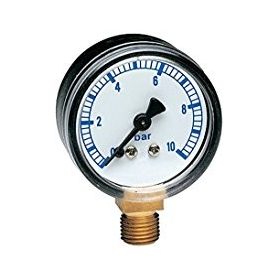   Nyomásmérő óra manometer 1/4" alsó rögzítés 0-10 bar