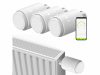 Intelligens ZigBee radiátortermosztát – 3 db-os készlet, alkalmazás- és hangvezérléssel