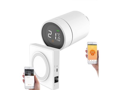 Smart radiator thermostat with app control with voice control with ZigBee controller