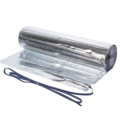 Electric underfloor heating aluminum underfloor heating mat 80 watts/m² 1.0-15.0 m² under a warm cover