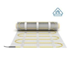   Elektromos padlófűtés 3 mm átmérőjű fűtőkábellel szerelt fűtőszőnyeg 160 W/m² 1,0-12,0 m²