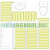 Elektromos padlófűtés 3 mm átmérőjű fűtőkábellel szerelt fűtőszőnyeg 160 W/m² 1,0-12,0 m²