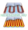 Electric floor heating black heating mat 200 watts/m² 1-14 m² can be used indoors and outdoors