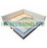 Electric floor heating heating mat with flat heating cable 150 watts/m² 3.5 m² can be used indoors and outdoors