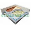 Electric floor heating heating mat with flat heating cable 150 watts/m² 14.0 m² can be used indoors and outdoors