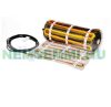 Electric floor heating self-adhesive fiberglass mesh heating mat with flat heating cable 150 watts/m² 1.0-10.0 m²