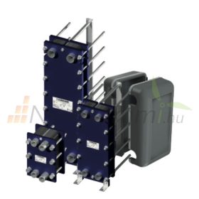   Szerelt moduláris lemezes hőcserélő 59 lemezes PHC 2030 - DN32 csatlakozás EPDM tömítés