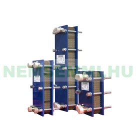   Szerelt moduláris lemezes hőcserélő 9 lemezes PHC 2030 - DN32 csatlakozás NBR tömítés