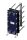 Assembled modular plate heat exchanger 23 plates PHC 3080 - DN50 connection NBR seal