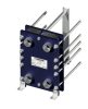 Assembled modular plate heat exchanger 23 plates PHC 4060 - DN65 connection NBR seal