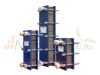 Assembled modular plate heat exchanger 23 plates PHC 4060 - DN65 connection NBR seal