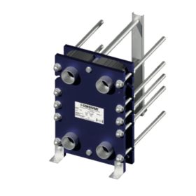   Szerelt moduláris lemezes hőcserélő 43 lemezes PHC 4060 - DN50 csatlakozás NBR tömítés