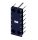 Assembled modular plate heat exchanger 23 plates PHC 45120 - DN100 - PN16 connection NBR seal