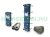Assembled modular plate heat exchanger 43 plates PHC 45120 - DN100 - PN16 connection NBR seal