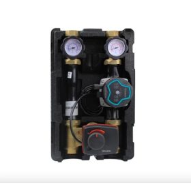   Napkollektor szivattyú állomás 1600 l/h háromutas keverőszeleppel szervomotorral Environ nagy hatékonyságú szivattyúval